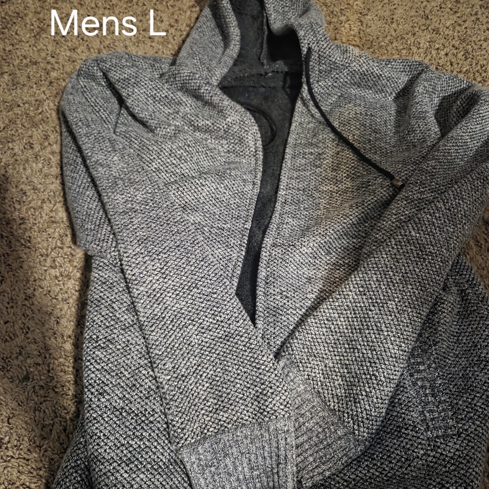 Gray Men's Sweater Hoodie